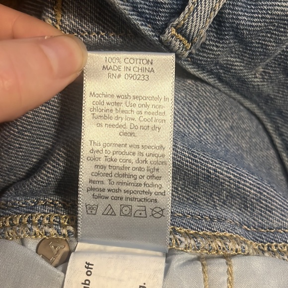 High Rise Distressed Denim Shorts - Picture 12 of 16